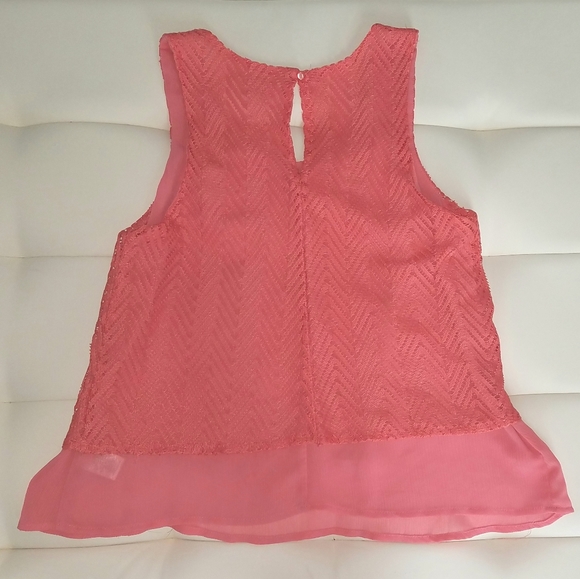 Coral layered swing tank top - medium - Picture 6 of 8